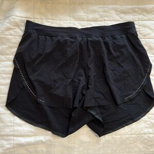 Lululemon fast and free black shorts